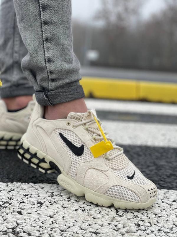 Nike X Stussy Air Zoom Spiridon Cage 2 Beige