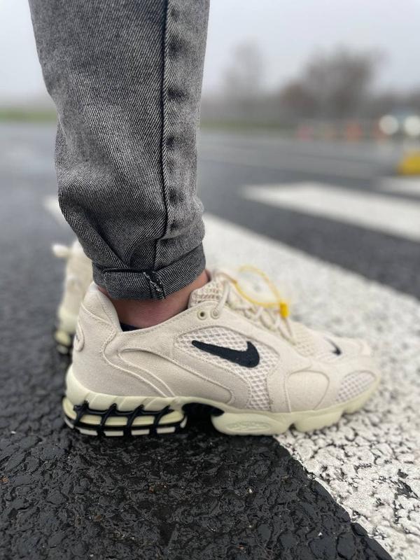 Nike X Stussy Air Zoom Spiridon Cage 2 Beige