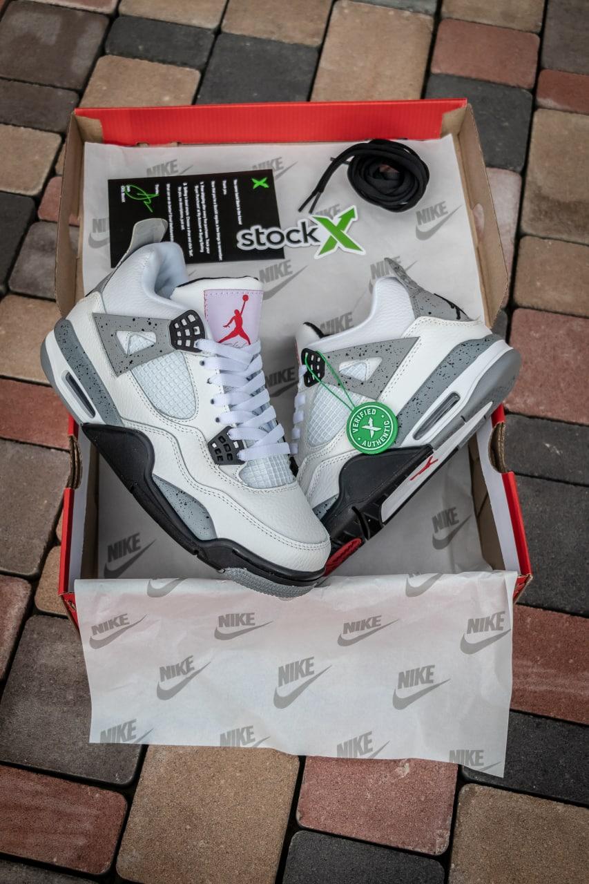 Nike Air Jordan Retro 4 White Cement