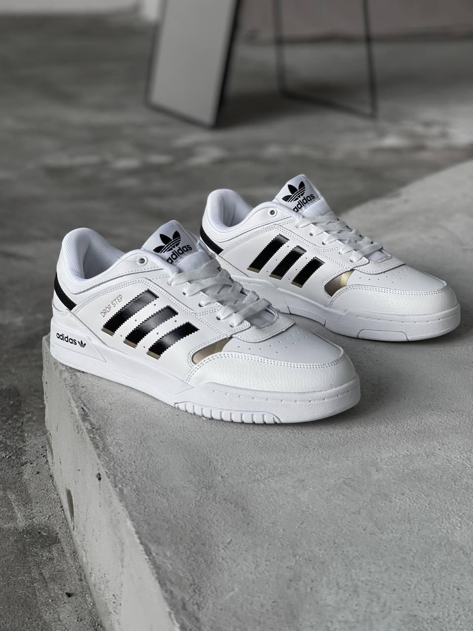 Adidas Drop Step White Low