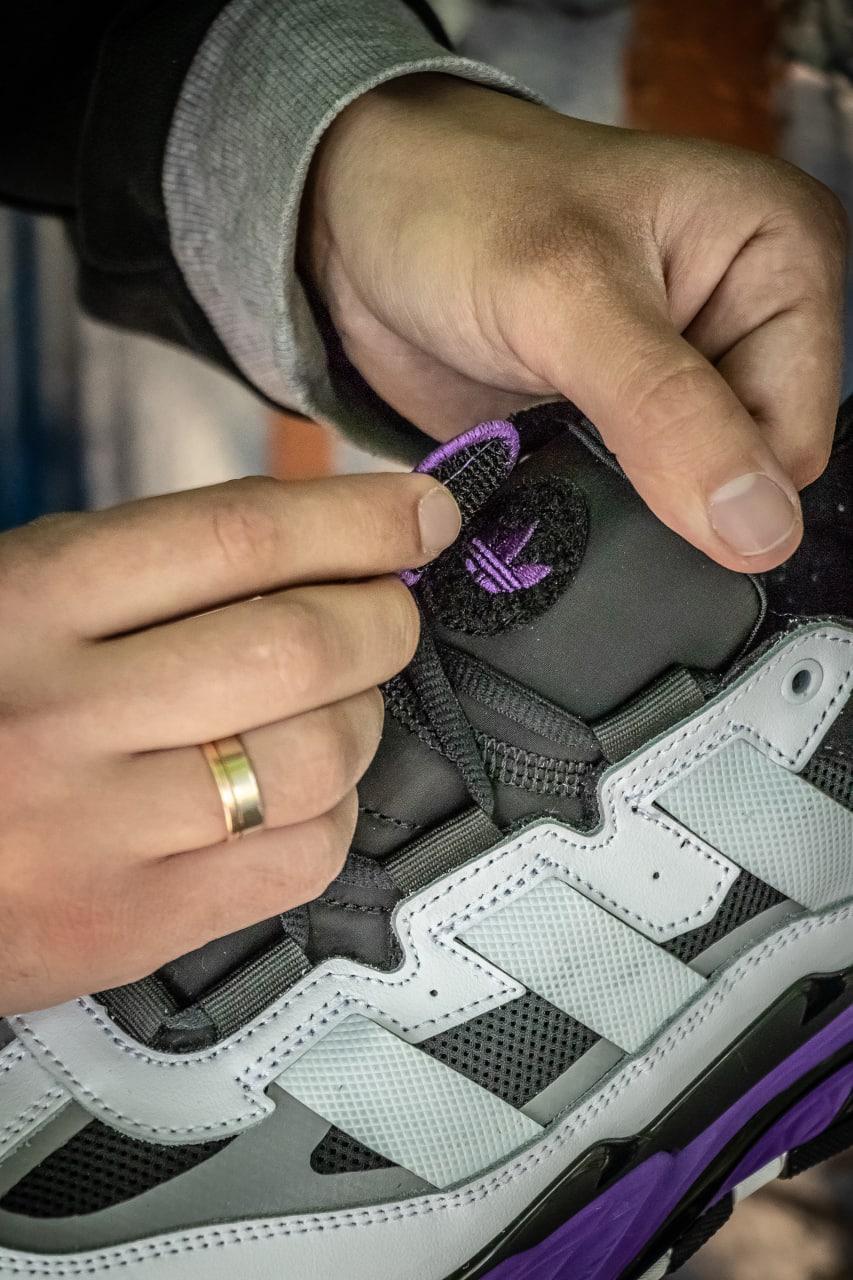Adidas Niteball White Black Violet