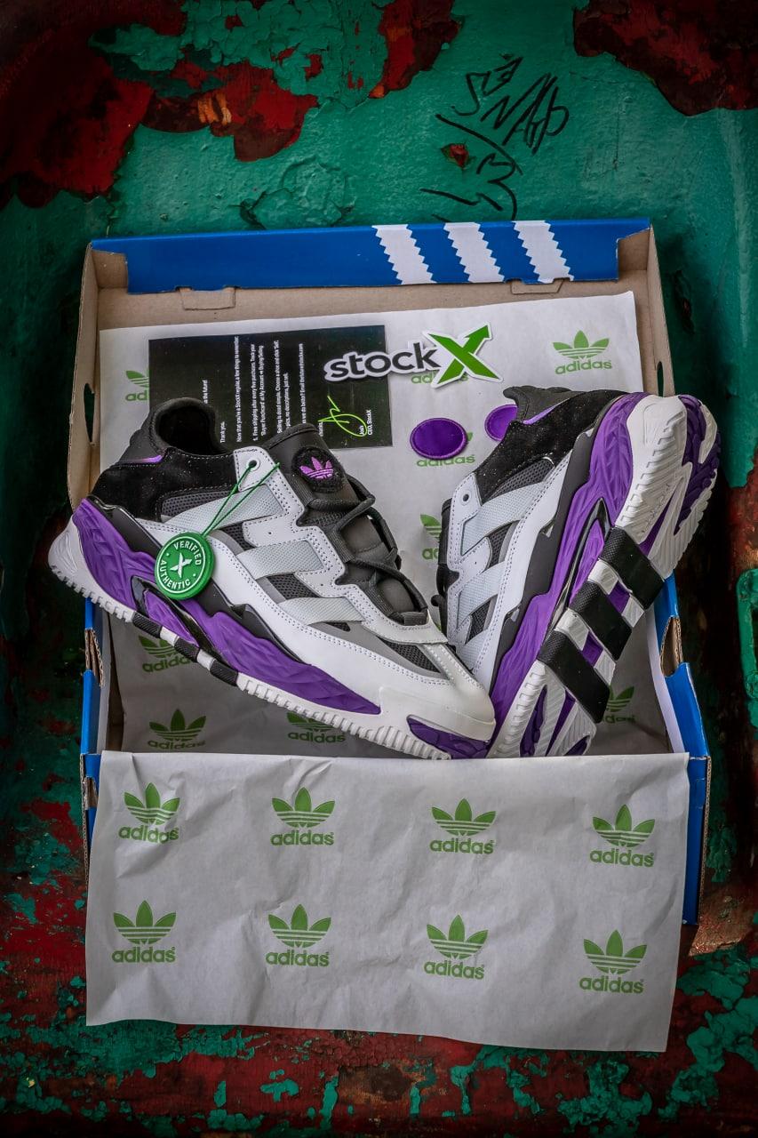 Adidas Niteball White Black Violet