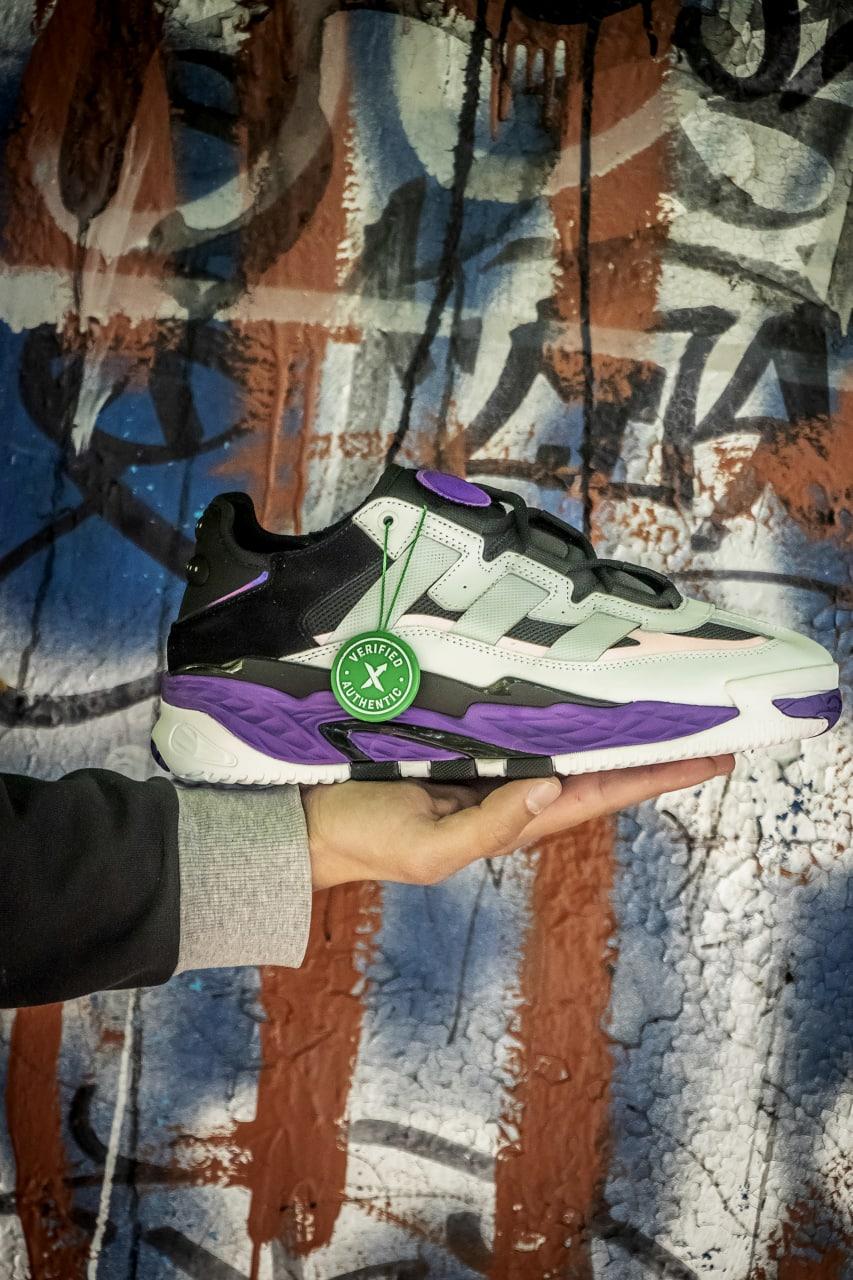 Adidas Niteball White Black Violet