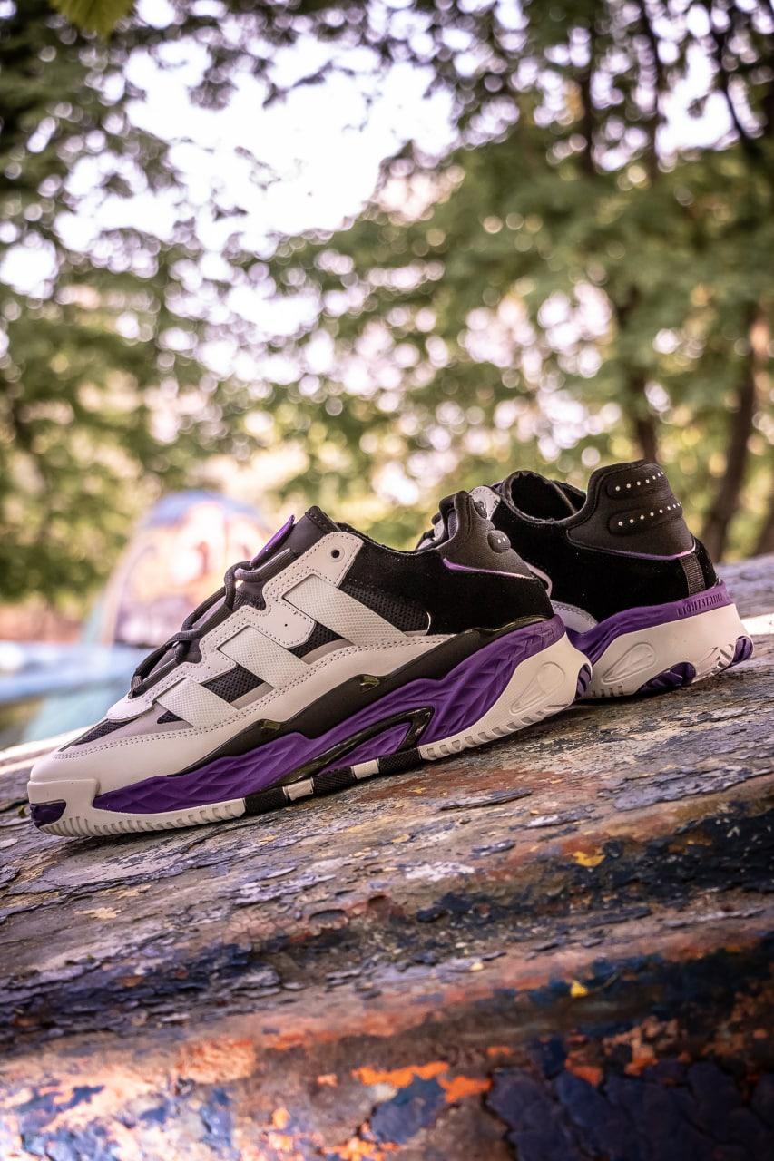 Adidas Niteball White Black Violet