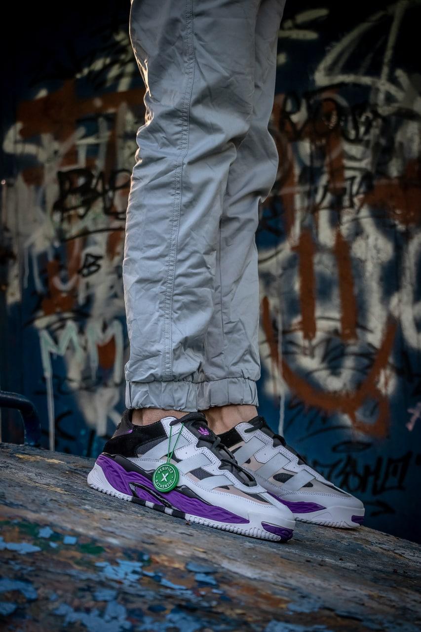 Adidas Niteball White Black Violet